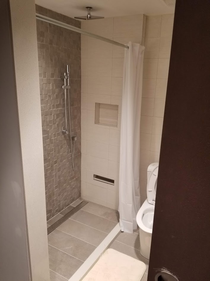 Client's bathroom inside room - shower